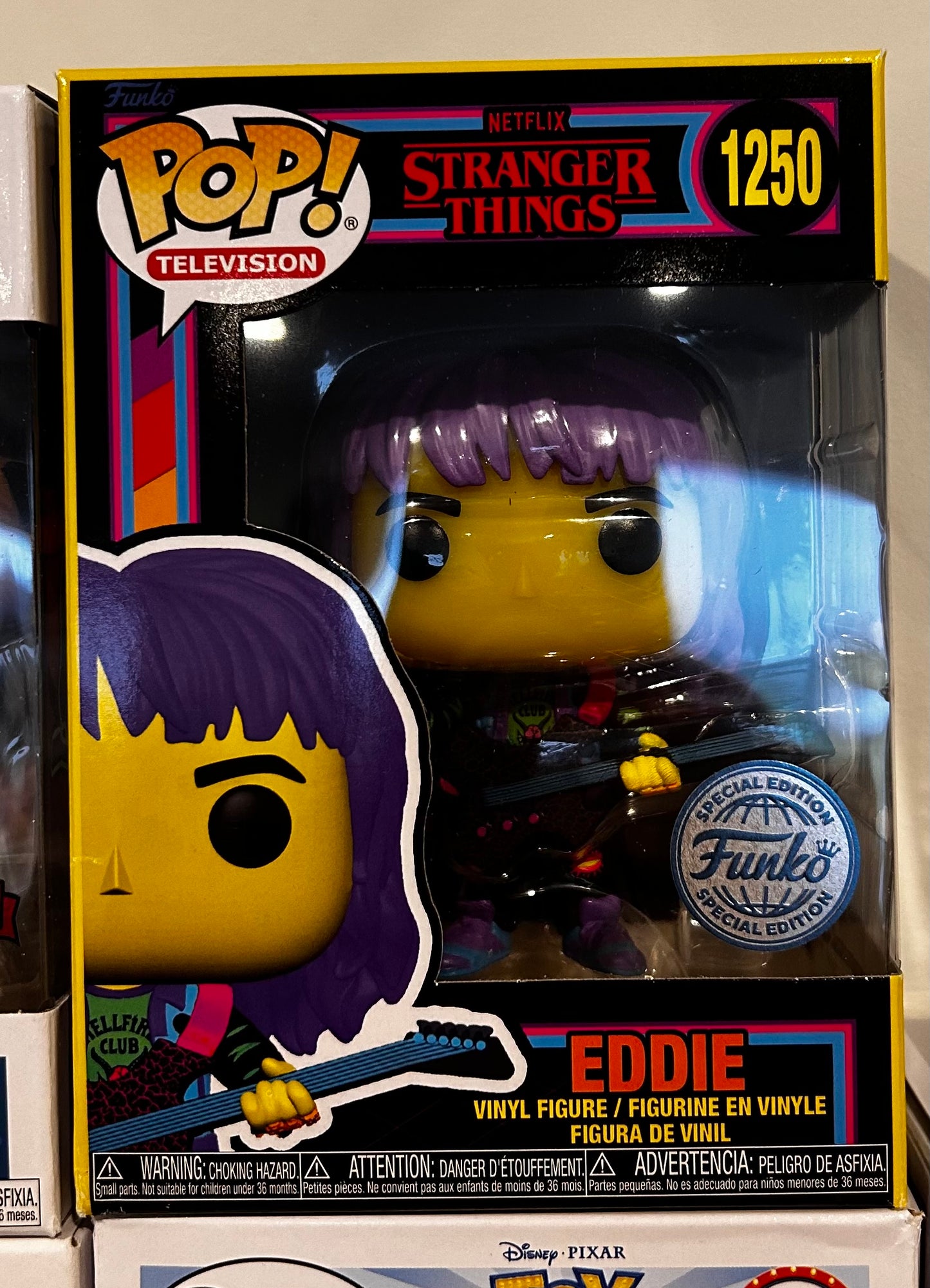 Funko Pop # 1250 - Eddie Blacklight - Stranger Things - TV.