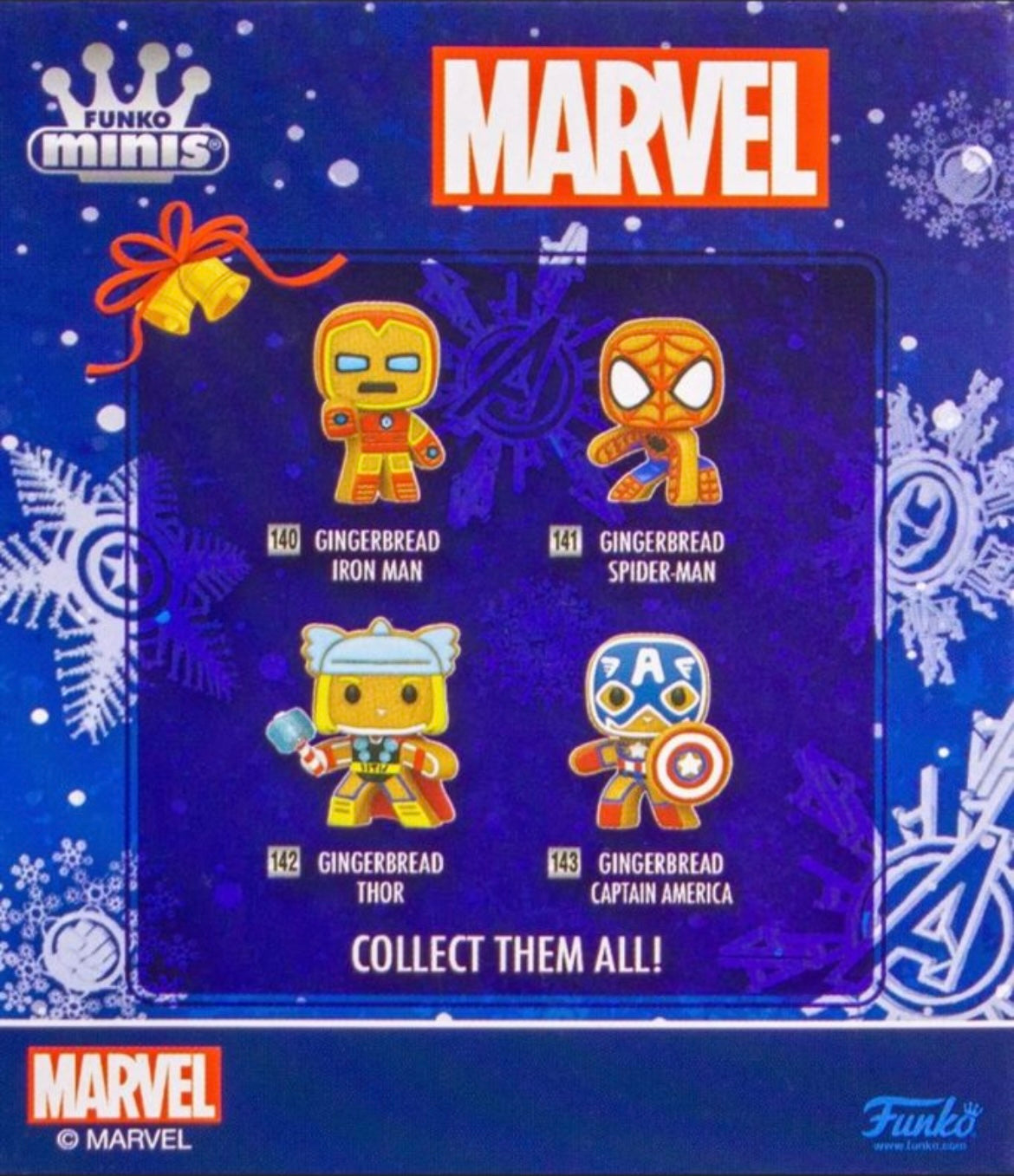 Funko Minis - Gingerbread (Marvel) - 3" Scale Mini Vinyl Figure (Mystery Single Unit).