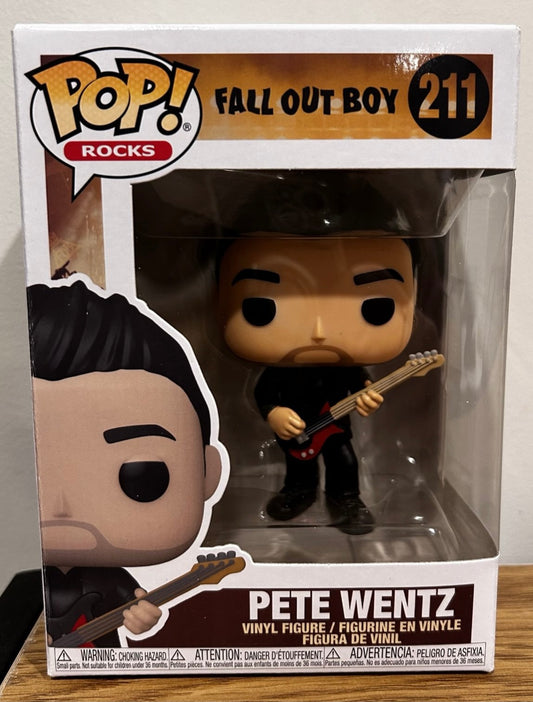 Funko Pop # 211 - Pete Wentz - Fall out Boy - Rocks.