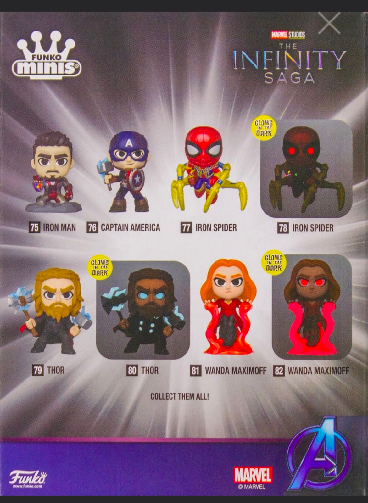 Funko Minis - Infinity Saga (Marvel) - 3" Scale Mini Vinyl Figure (Mystery Single Unit).