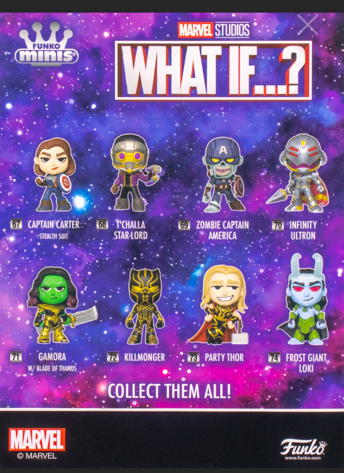 Funko Minis - What If (Marvel) - 3" Scale Mini Vinyl Figure (Mystery Single Unit).