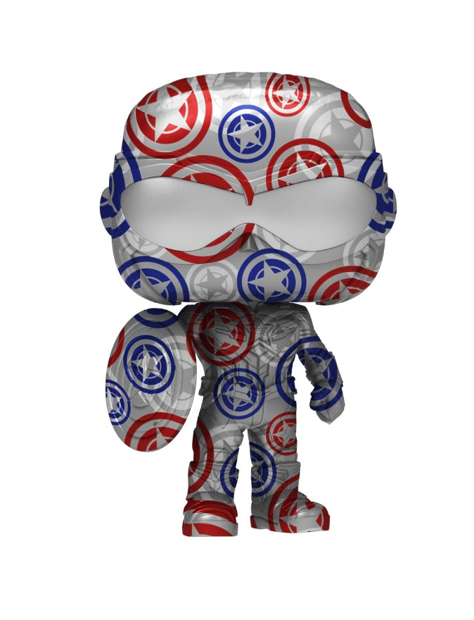 Funko Pop # 33 - Captain America - Falcon/Winter Soldier (Art Series) - Marvel.