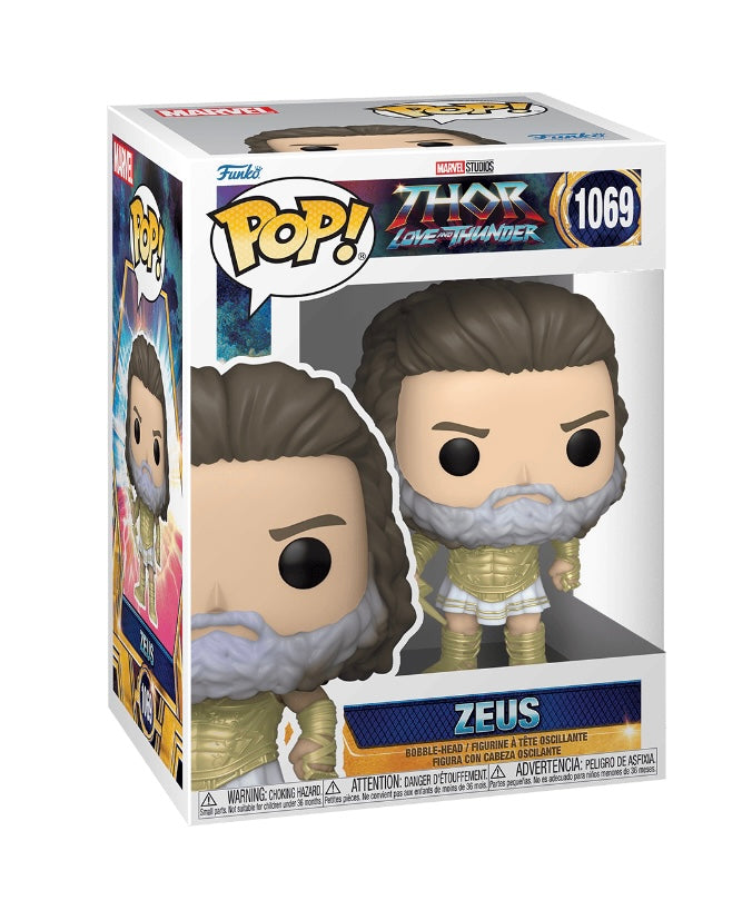 Funko Pop # 1069 - Zeus - Thor Love & Thunder - Marvel.