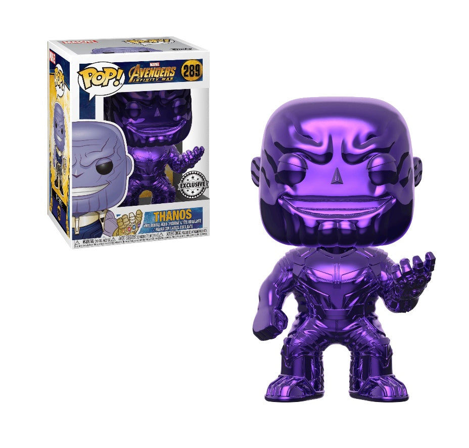 Funko Pop # 289 - Thanos - Avengers Infinity War (Purple) - Marvel.