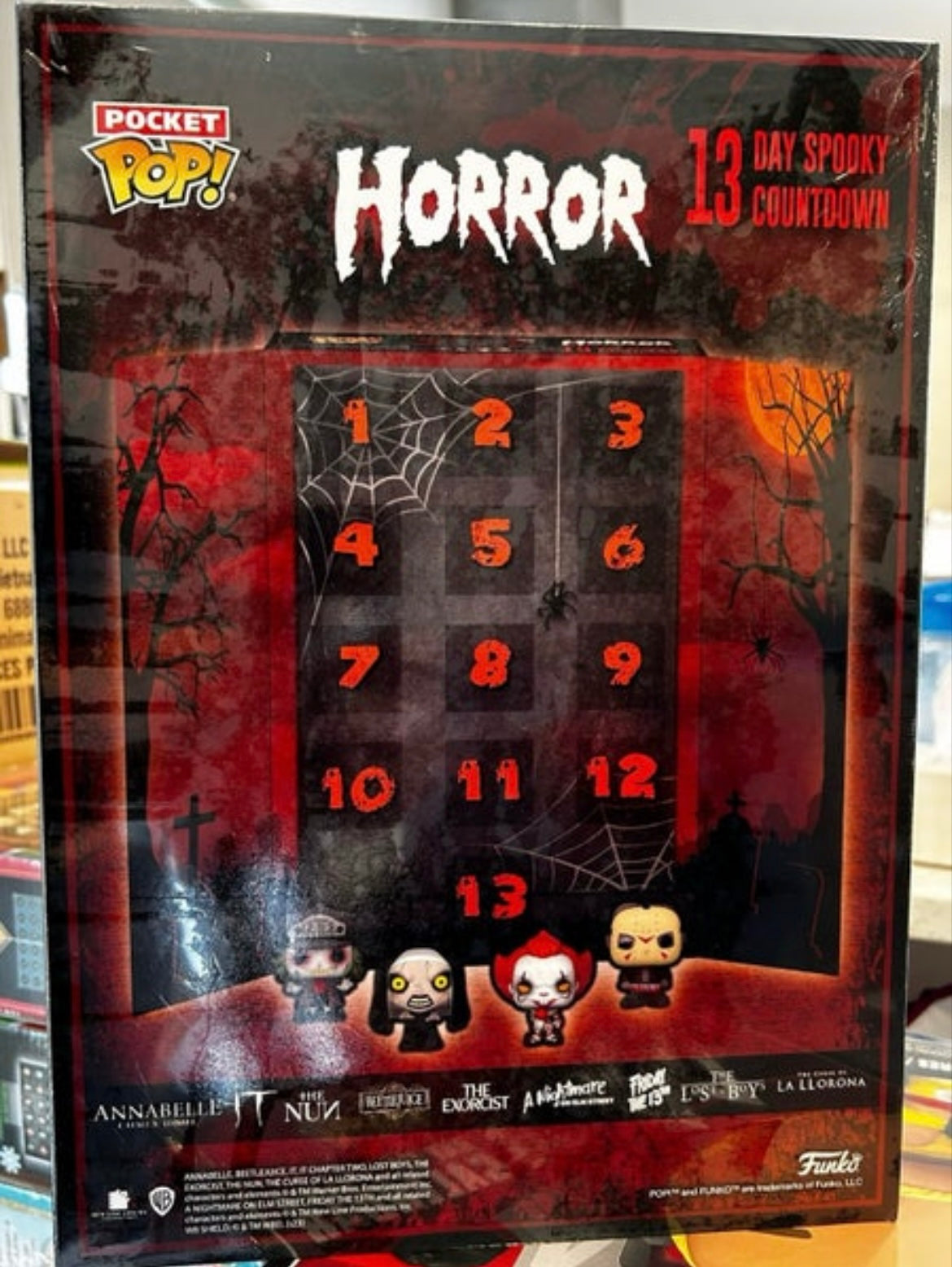 Funko Pocket pop - Horror 13 Day Spooky Countdown.