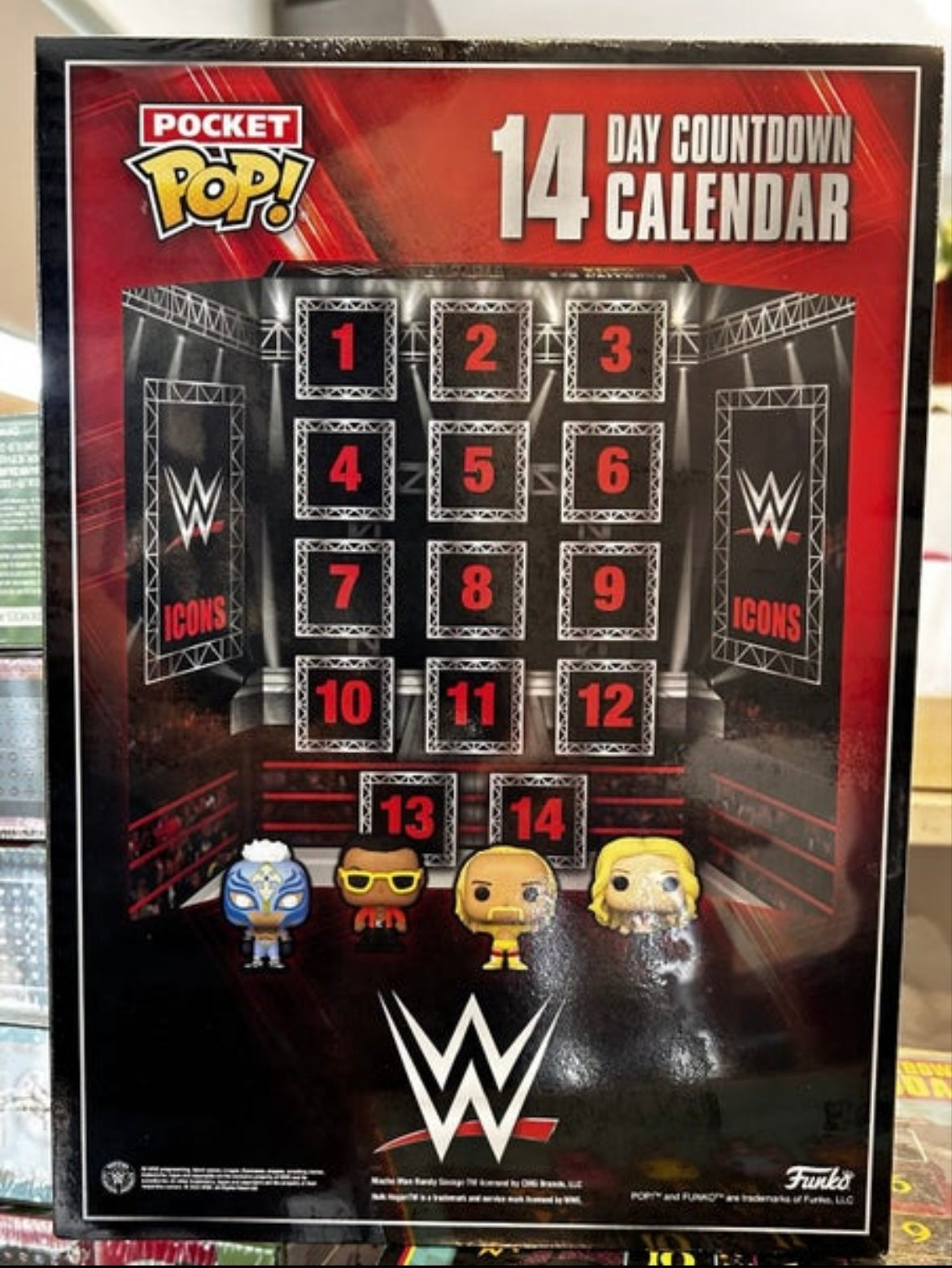 Funko Pocket Pop - WWE 14 Day Countdown Calendar.