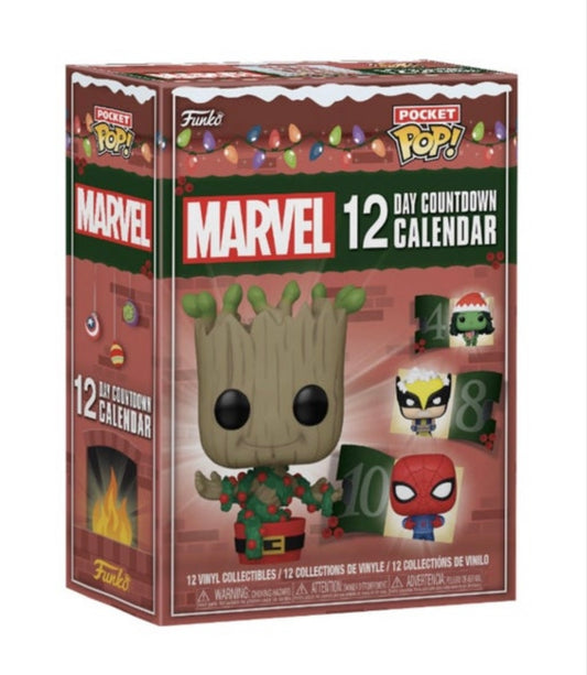 Funko Pocket Pop - Marvel 12 Day Countdown Calendar.