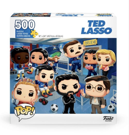 Funko Pop Ted Lasso Puzzle.