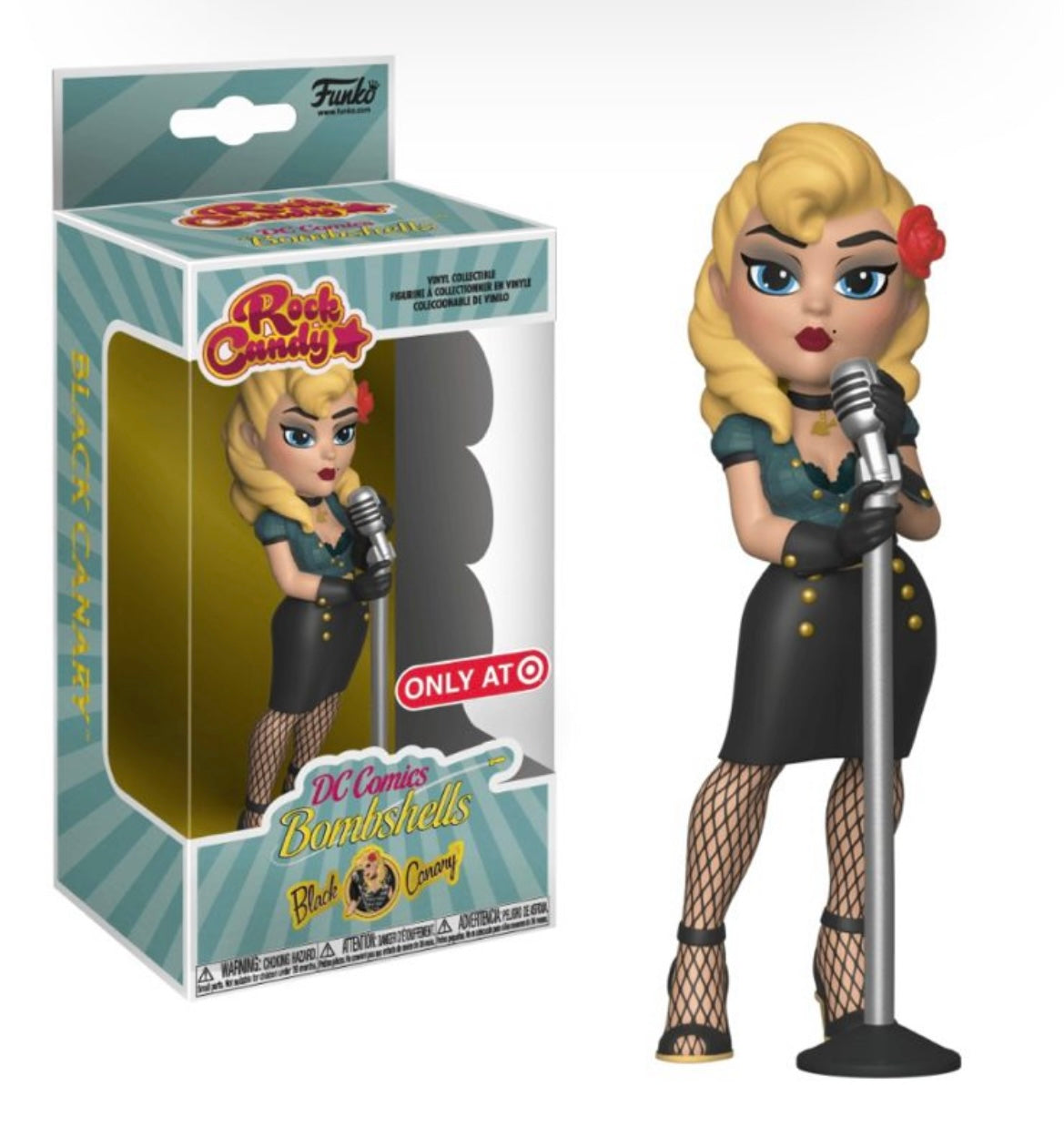 Funko Rock Candy - Black Canary - DC Bombshells.