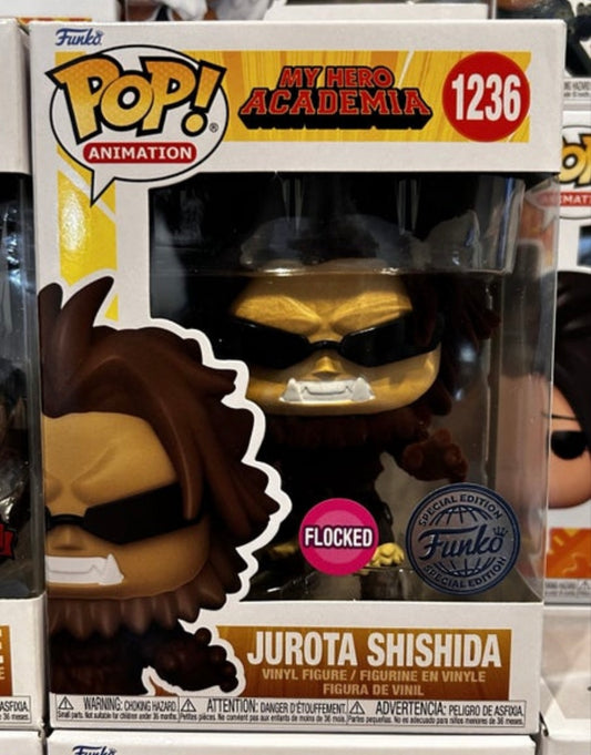 Funko Pop # 1236 - Jurota Shishida (Flocked) - My Hero Academia - Animation.