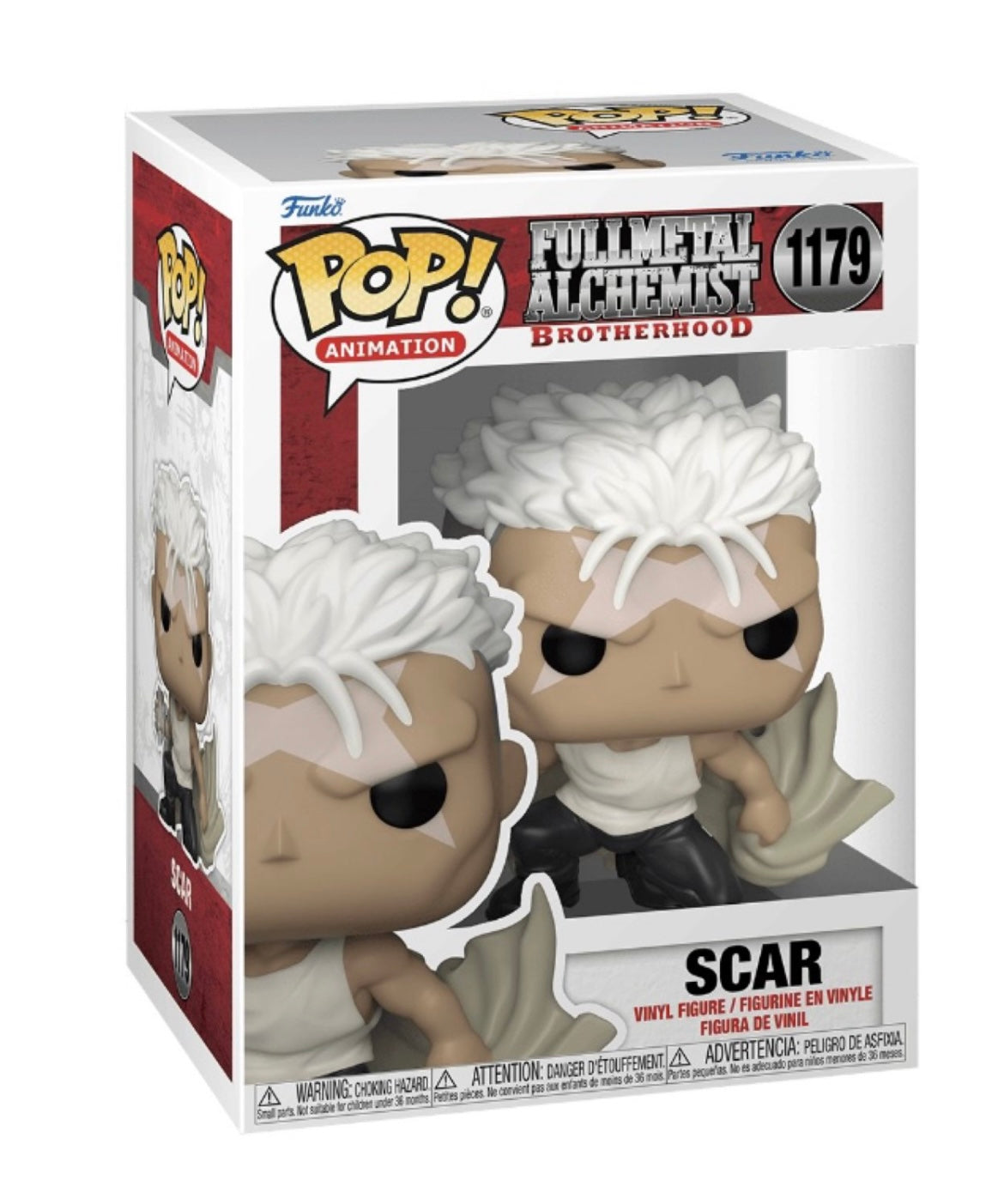 Funko Pop # 1179 - Scar - Full Metal Alchemist - Animation.