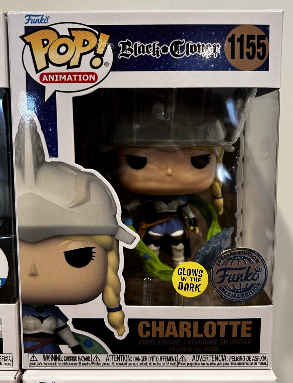 Funko Pop # 1155 - Charlotte (Glow) - Black Clover - Animation.