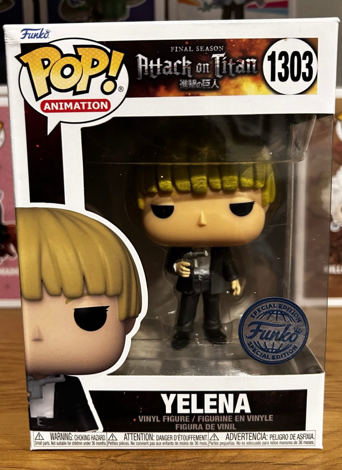 Funko Pop # 1303 - Yelena - Attack on Titan - Animation.