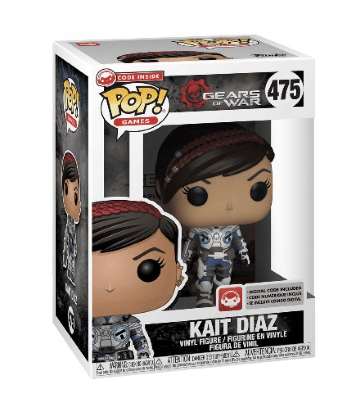 Funko Pop # 475 - Kait Diaz - Gears of War - Games.