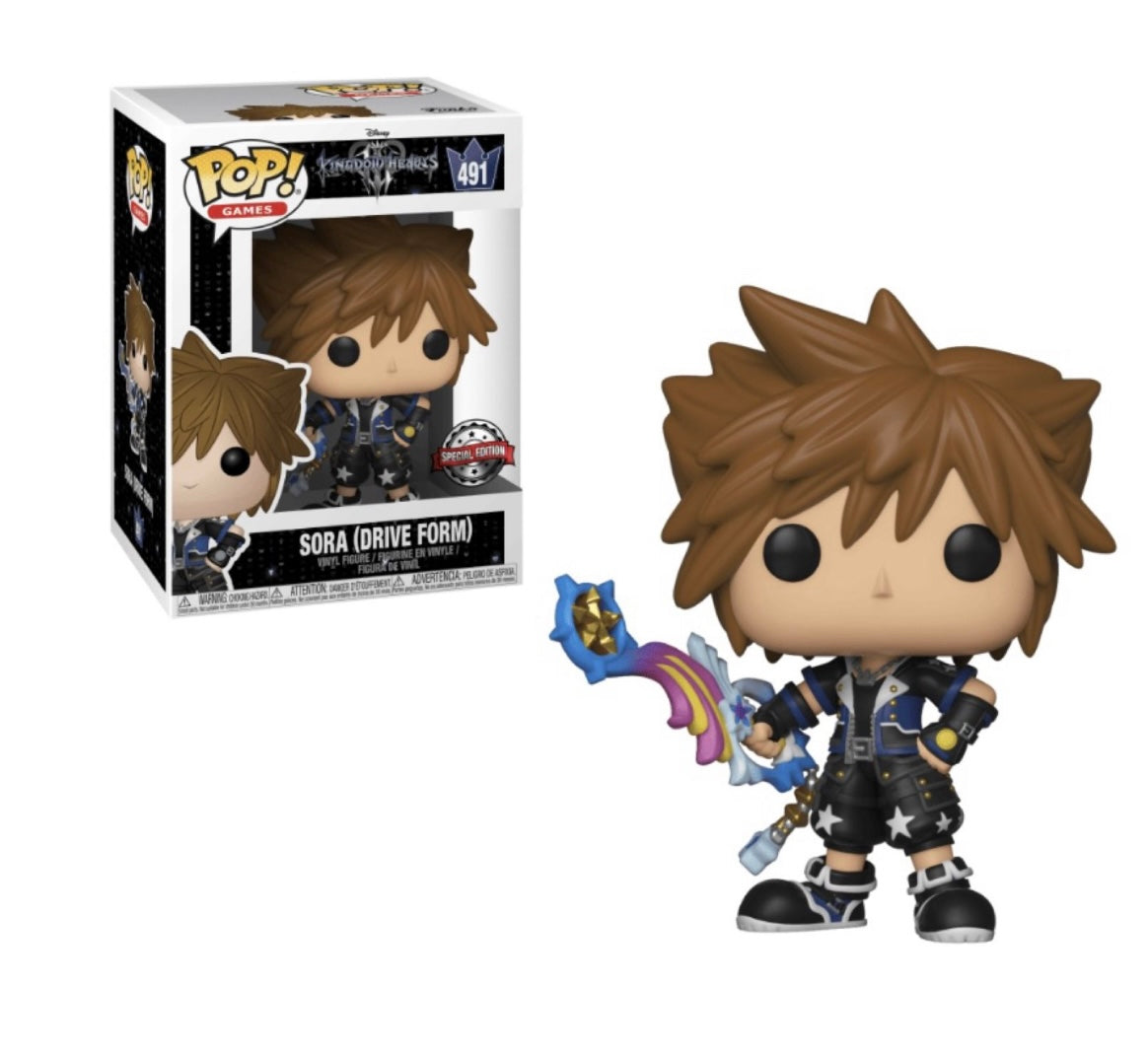 Funko Pop # 491 - Sora (Drive Form) - Kingdom Hearts - Games.