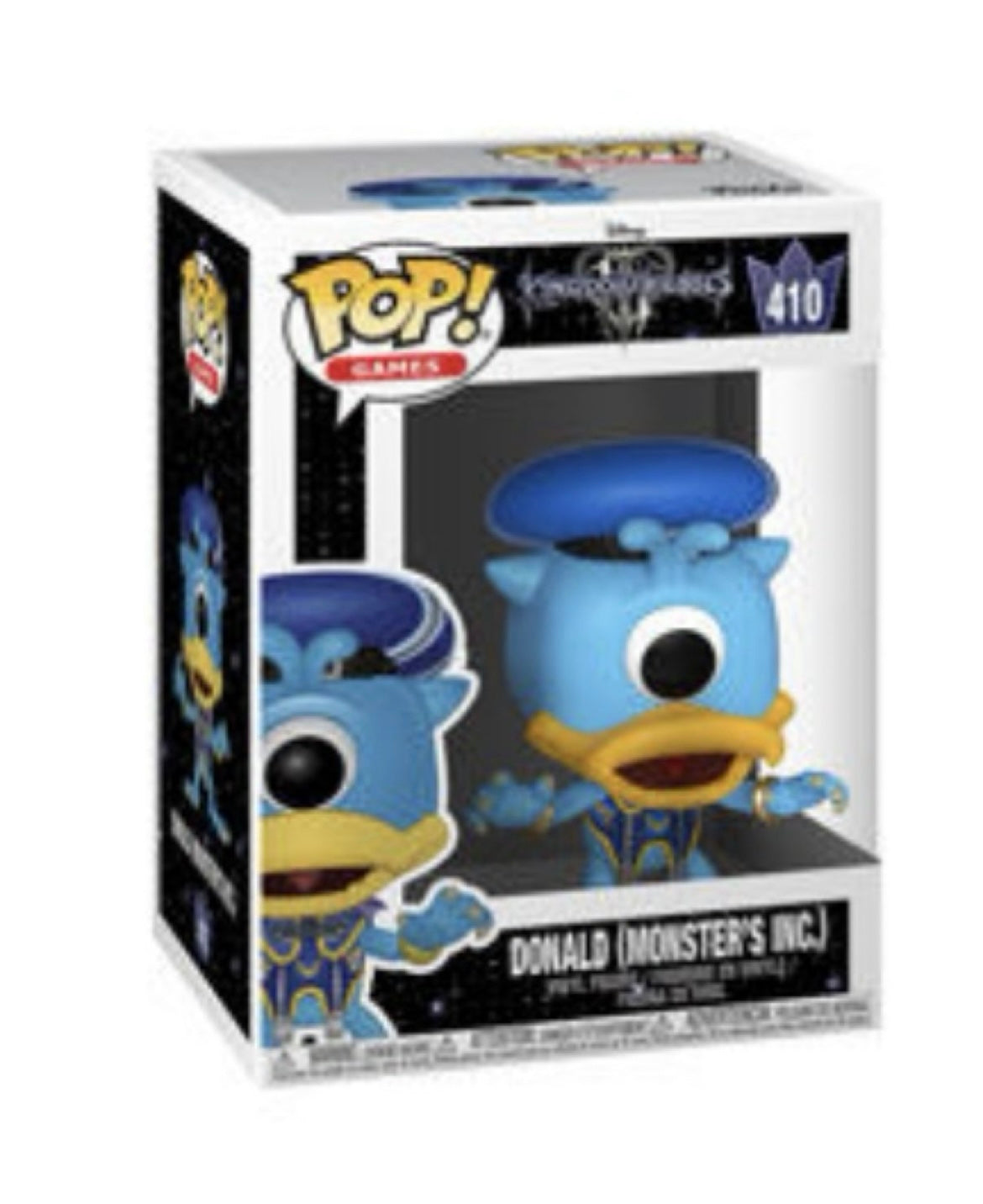 Funko Pop # 410 - Donald (Monsters Inc) - Kingdom Hearts - Games.