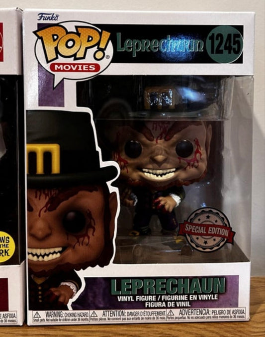 Funko Pop # 1245 - Leprechaun (Bloody) - Movies.