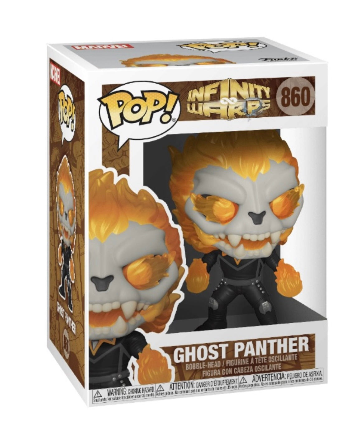 Funko Pop # 860 - Ghost Panther - Infinity Warps - Marvel.