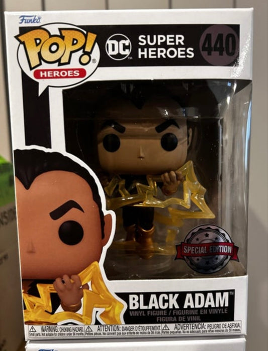 Funko Pop # 440 - Black Adam - DC Heroes.