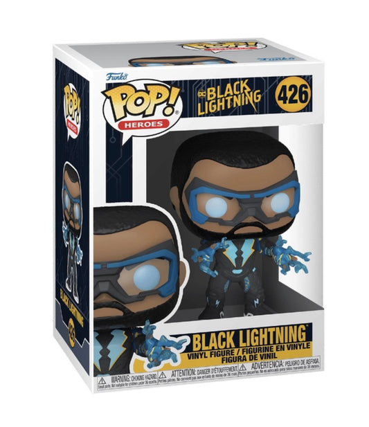 Funko Pop # 426 - Black Lightning - DC Heroes.