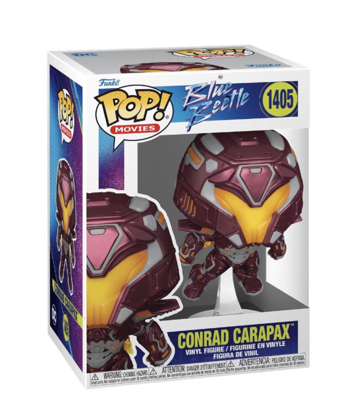 Funko Pop # 1405 - Conrad Carapax - Blue Beetle - DC.