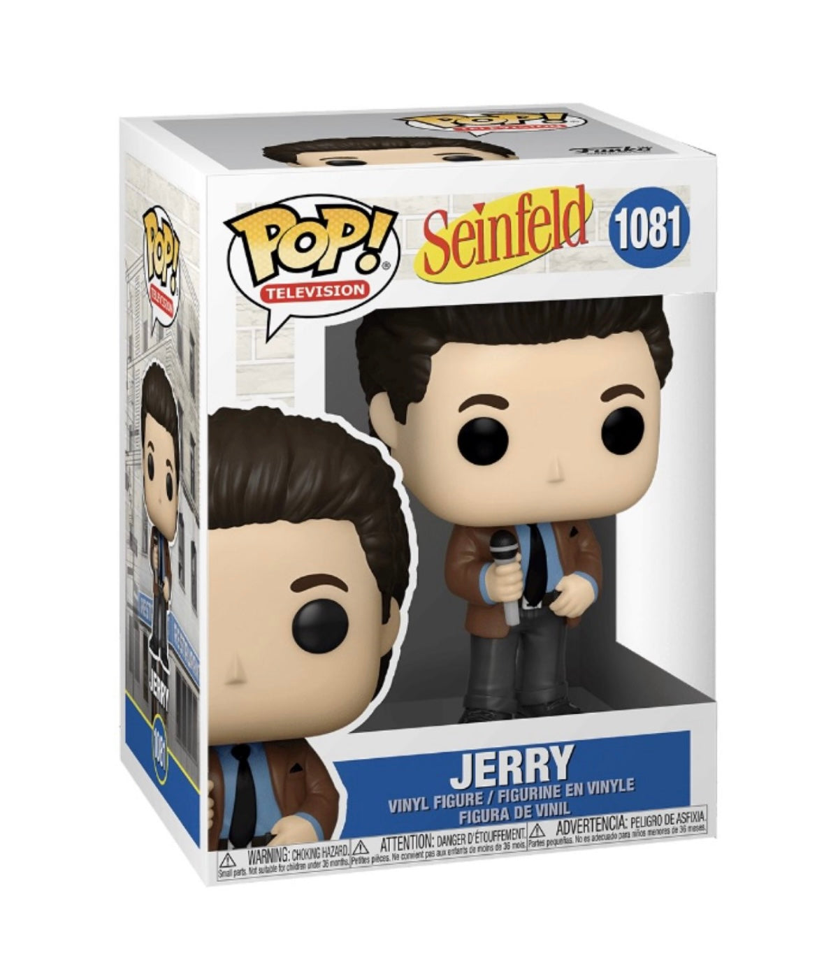 Funko Pop # 1081 - Jerry (with Microphone) - Seinfeld - TV.