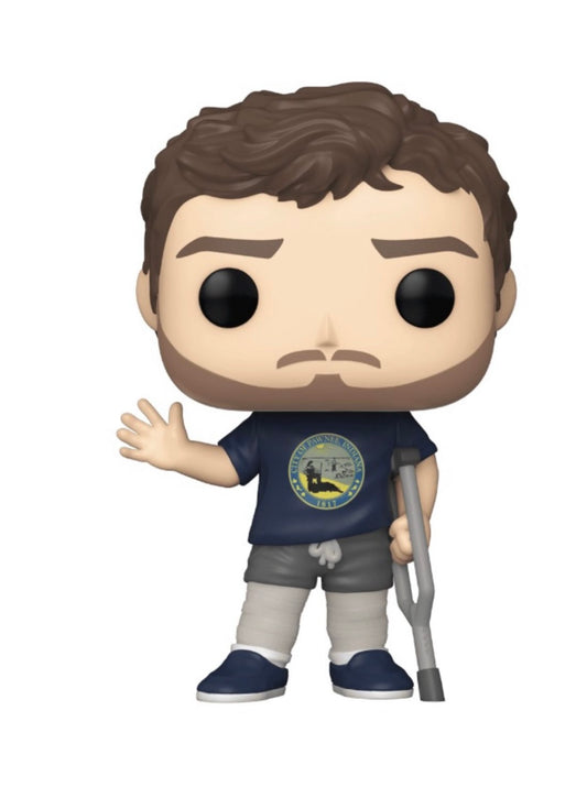 Funko Pop # 1155 - Andy with leg casts - Parks & Recreation - TV.