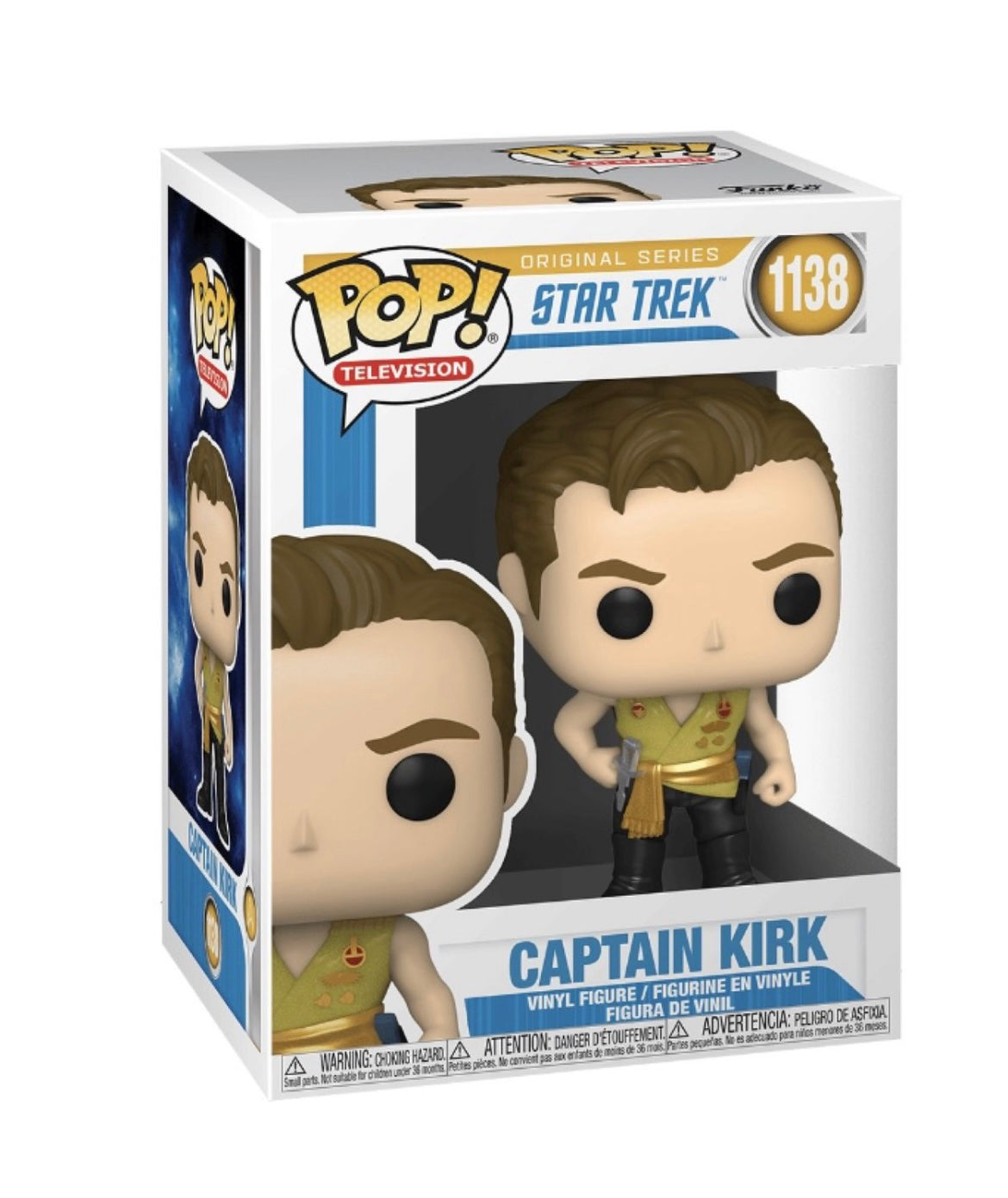 Funko Pop # 1138 - Captain Kirk - Start Trek - TV.