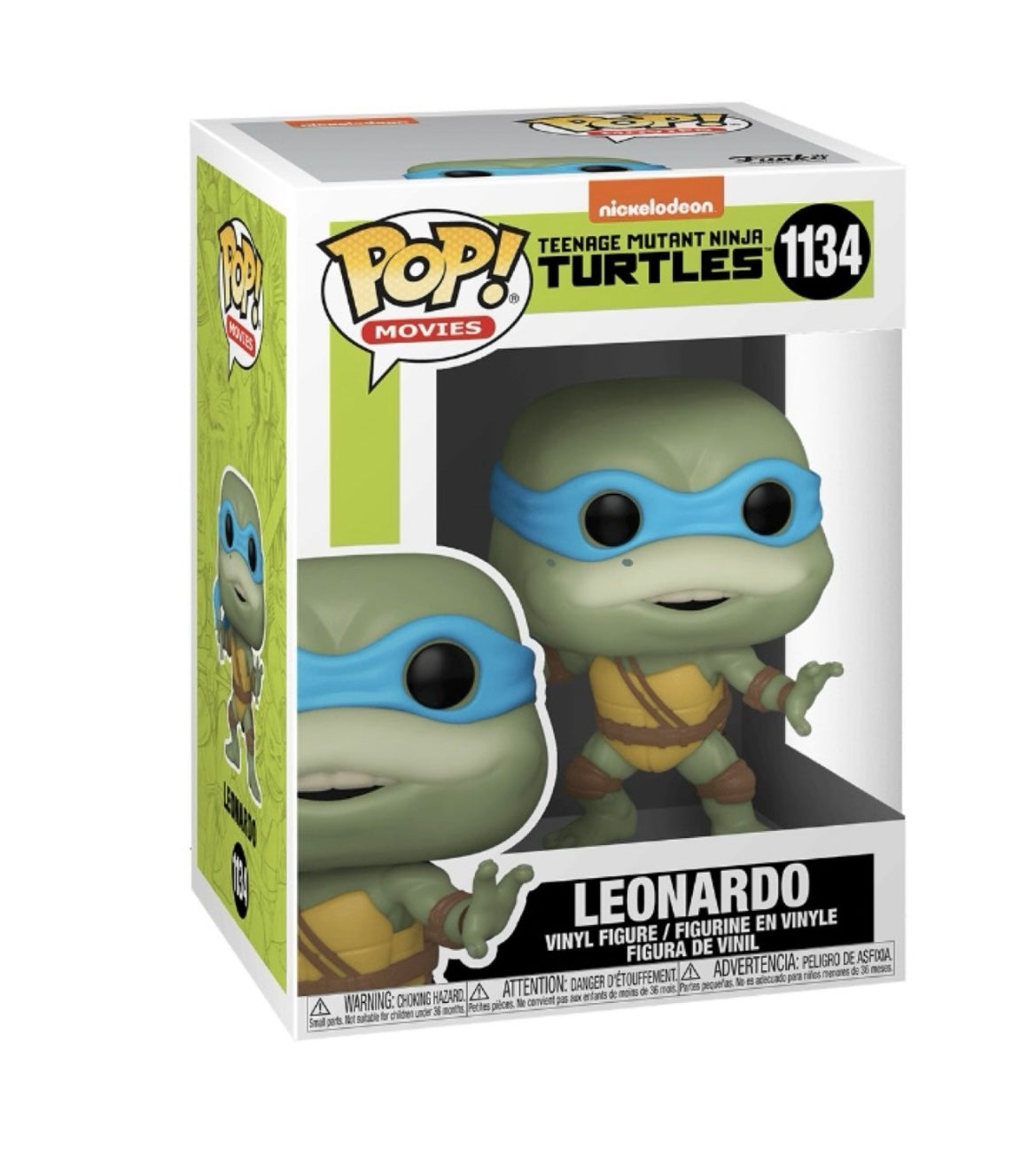 Funko Pop # 1134 - Leonardo - TMNT - Movies.