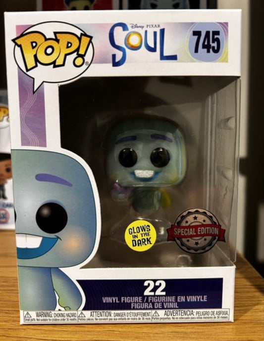 Funko Pop # 745 - 22 Glow - Soul - Disney.