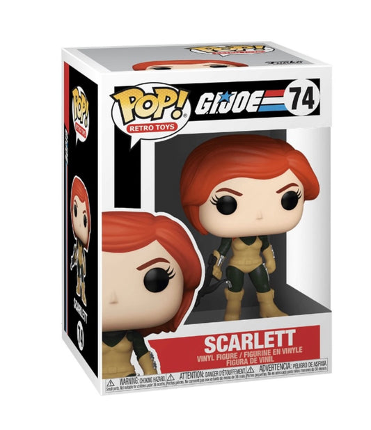 Funko Pop # 74 - Scarlett - GI Joe - Retro Toys.