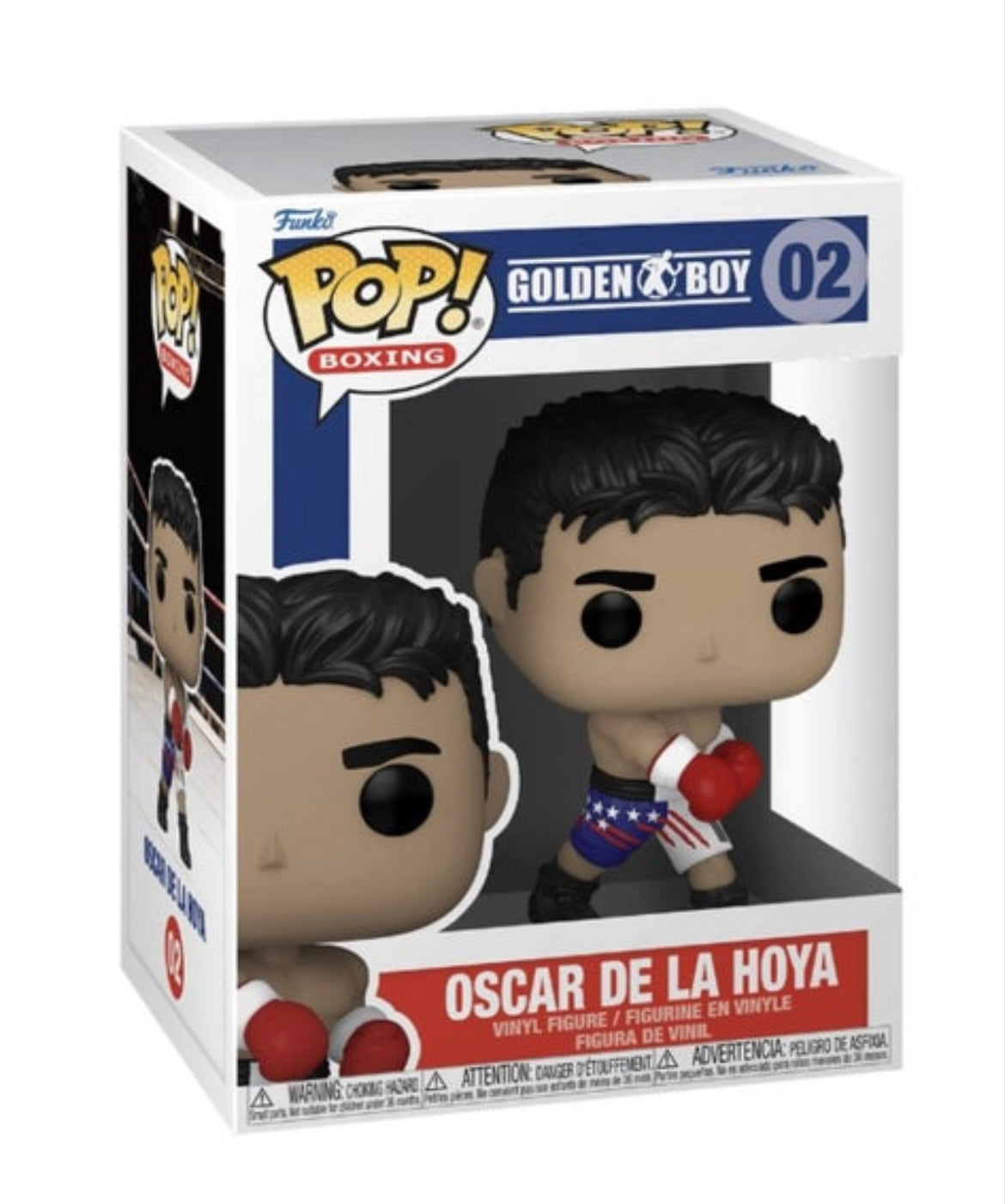 Funko Pop # 02 - Oscar De La Hoya - Boxing - Sports.