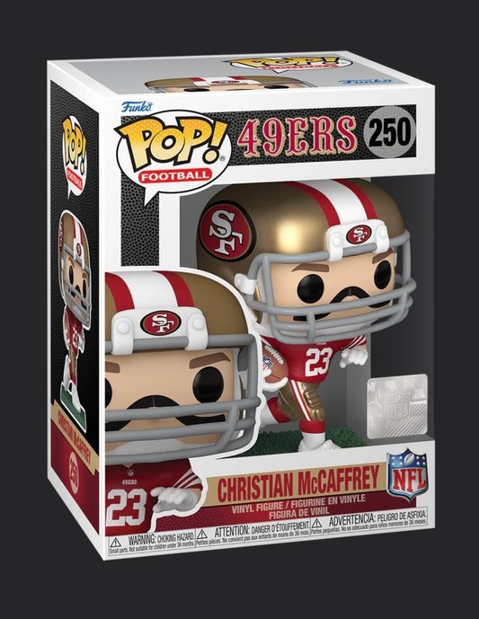 Funko Pop # 250 - Christian McCaffrey - 49ers - NFL - Sports.