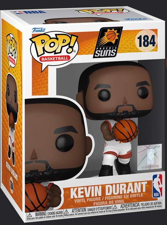 Funko Pop # 184 - Kevin Durant - Suns - NBA - Sports.