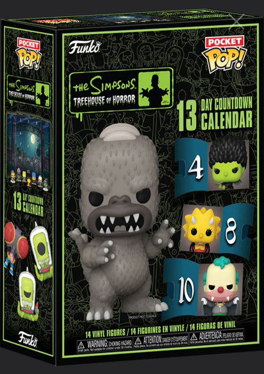 Funko Pocket Pop - The Simpsons Treehouse of Horror 13 Day Advent Calendar.