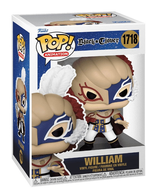 Funko Pop # 1718 - William - Black Clover - Animation.