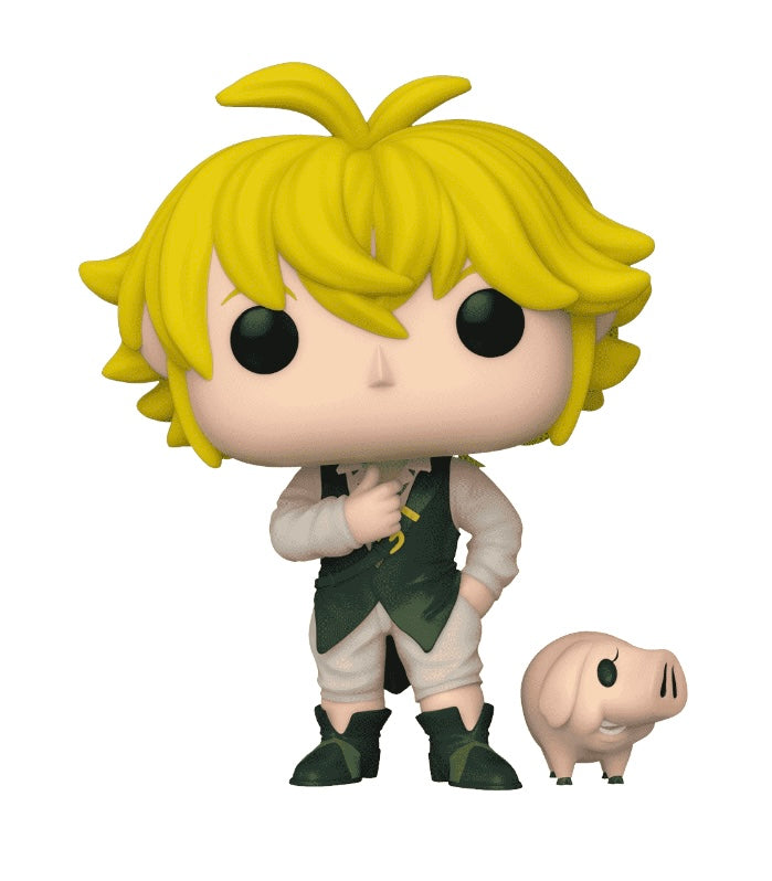 Funko Pop # 1497 - Meliodas with Hawk - The Seven Deadly Sins - Animation.