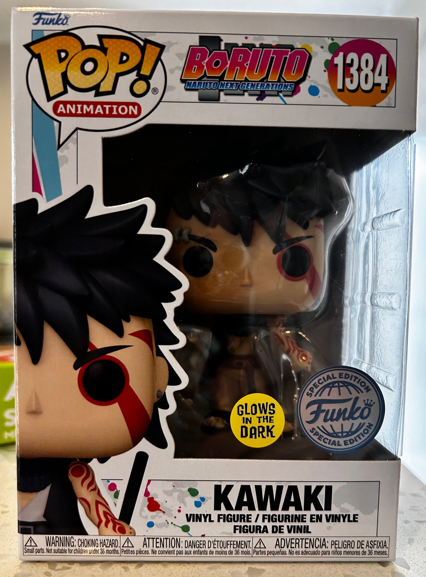 Funko Pop # 1384 - Kawaki (Glow) - Boruto - Animation.