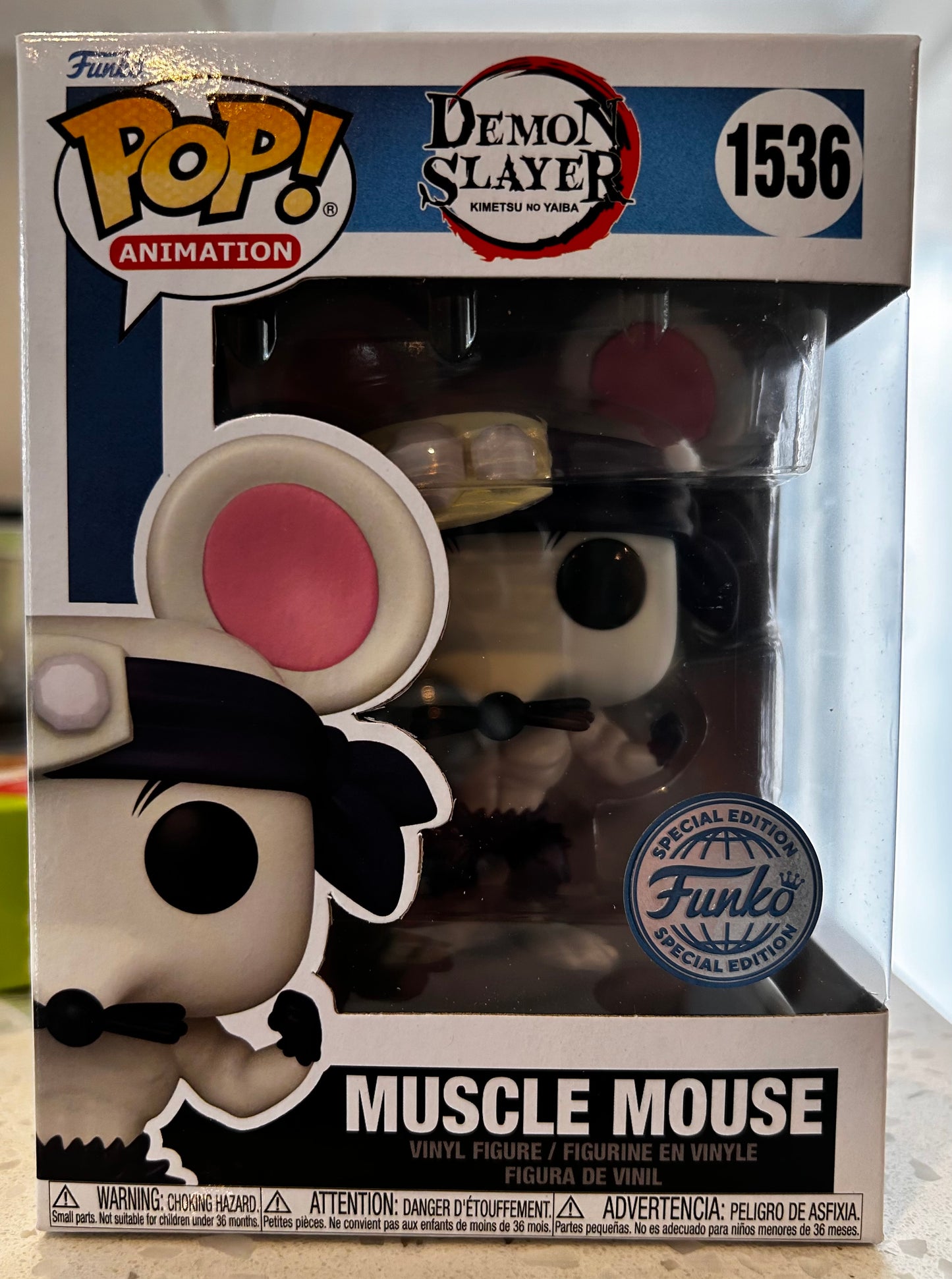 Funko Pop # 1536 - Muscle Mouse - Demon Slayer - Animation.