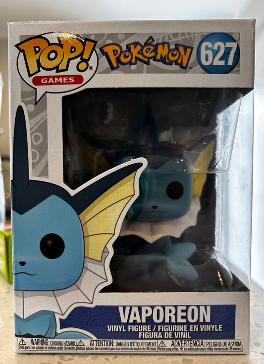 Funko Pop # 627 - Vaporeon - Pokemon - Games.