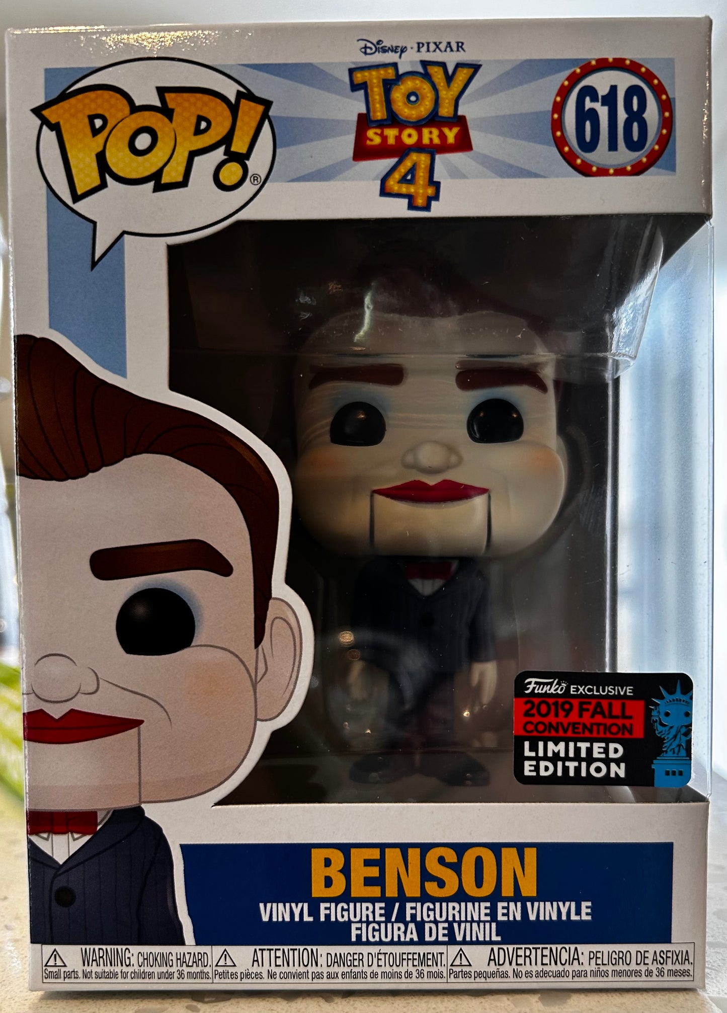 Funko Pop # 618 - Benson - Toy Story 4 - Disney.