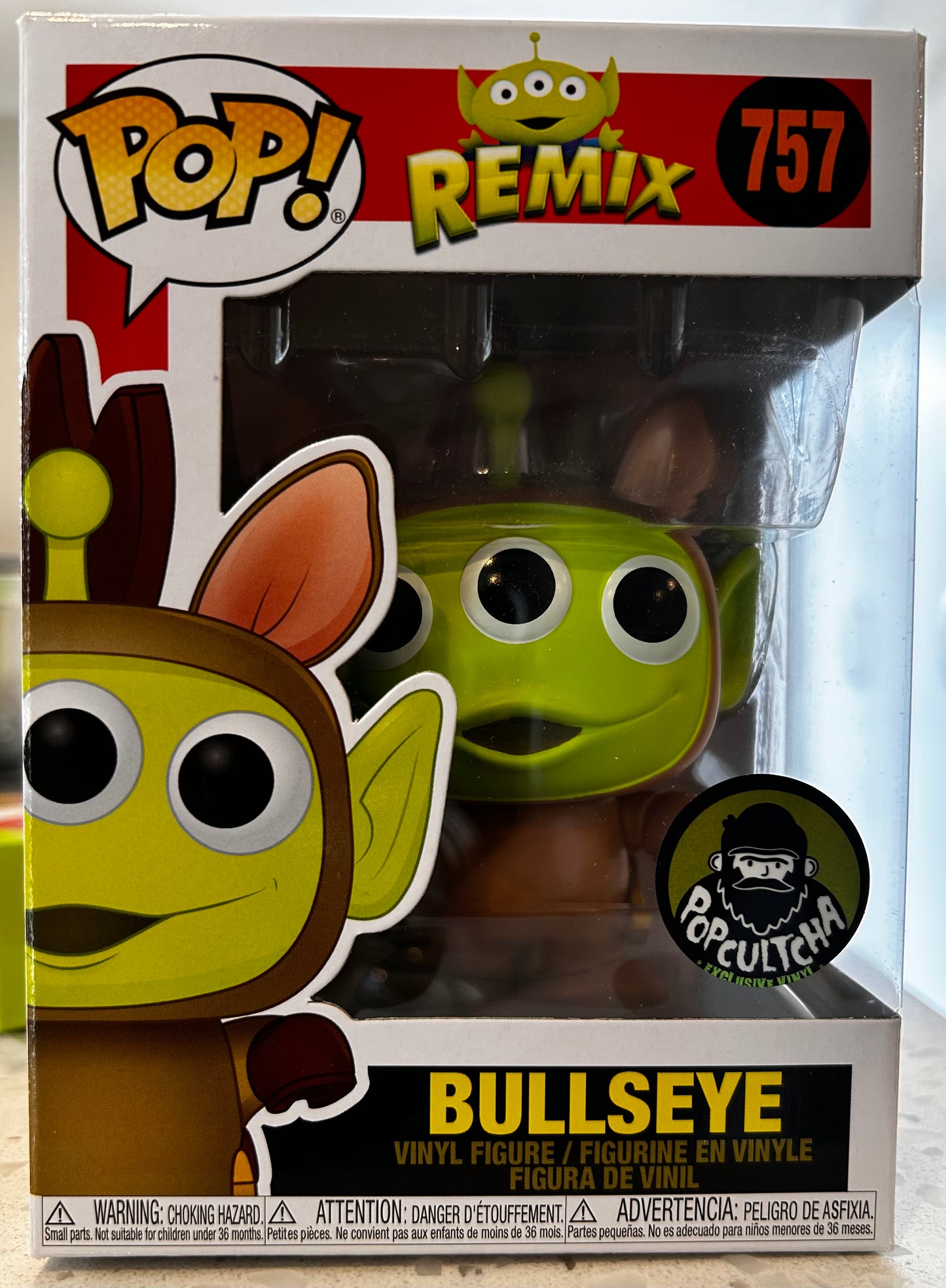 Funko Pop # 757 - Bullseye Remix - Toy Story - Disney.