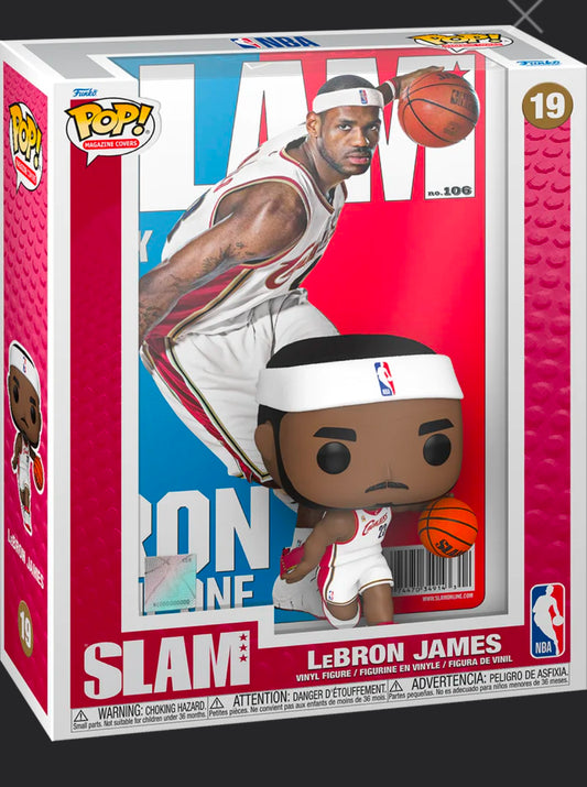 Funko Pop # 19 - Lebron James - Slam - Magazine Covers.