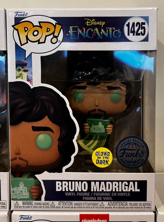 Funko Pop # 1425 - Bruno Madrigal (Glow) Disney.