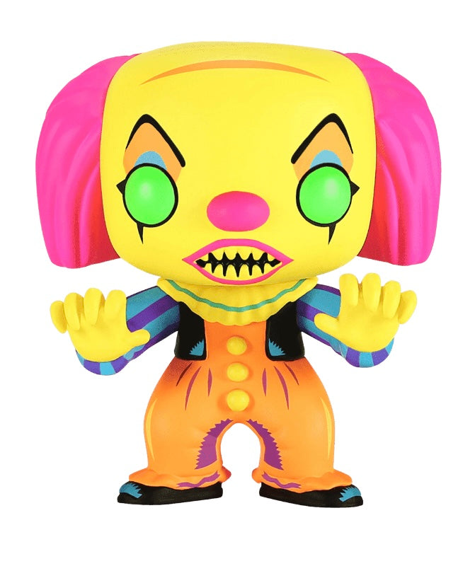 Funko Pop # 55 - Pennywise Blacklight - IT - Movies.