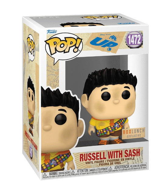 Funko Pop # 1472 - Russell with Sash - UP - Disney - Movies.