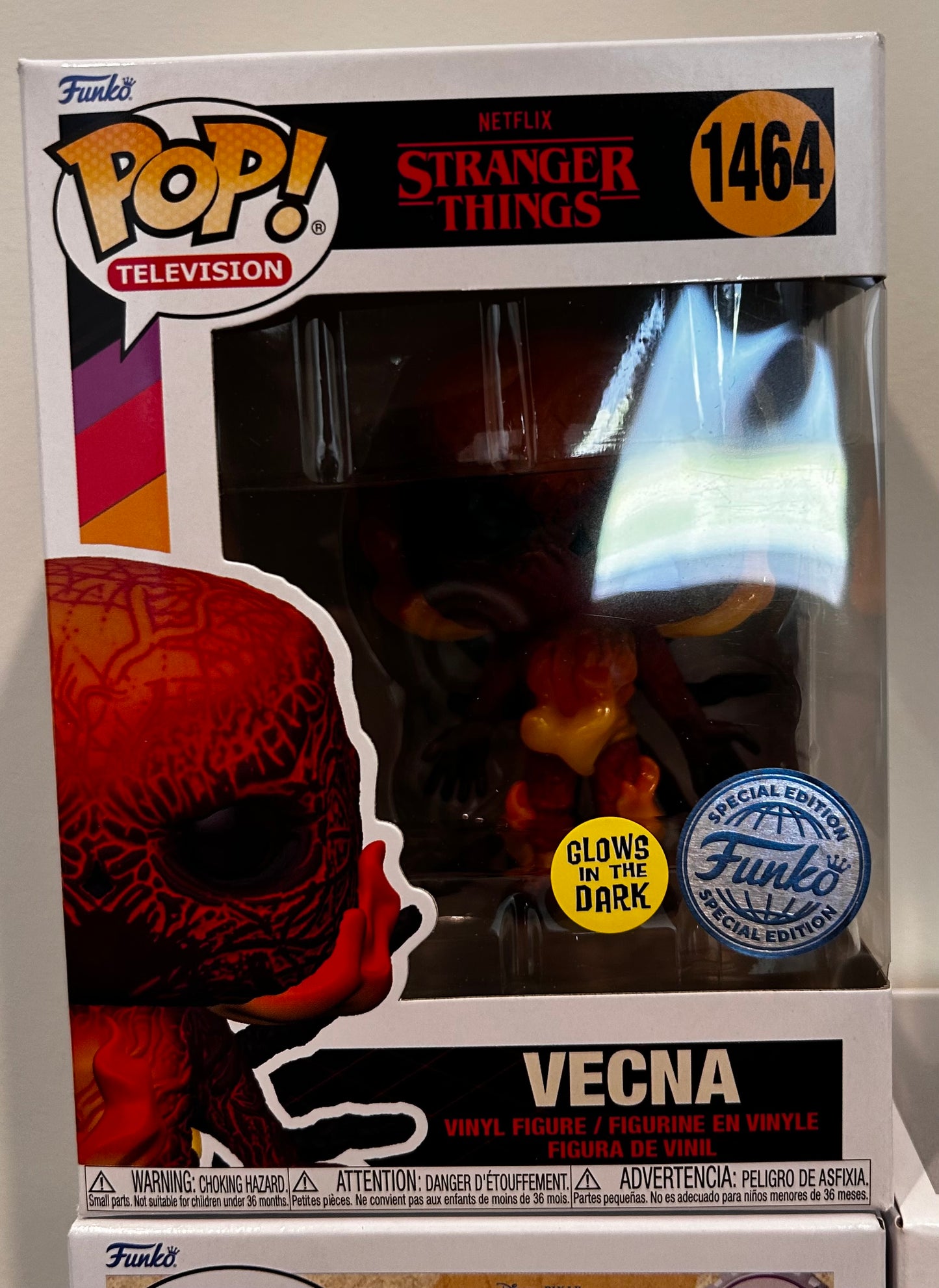 Funko Pop # 1464 - Vecna (Glow) - Stranger Things - TV.