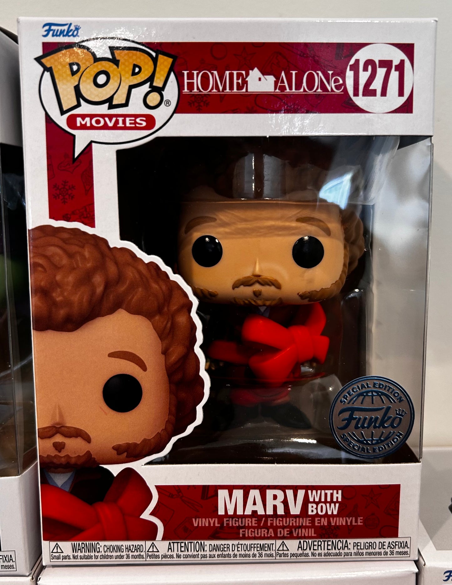 Funko Pop # 1271 - Marv with Bow - Home Alone - Movies.