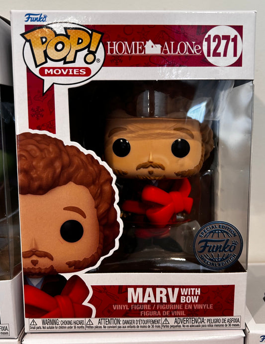 Funko Pop # 1271 - Marv with Bow - Home Alone - Movies.